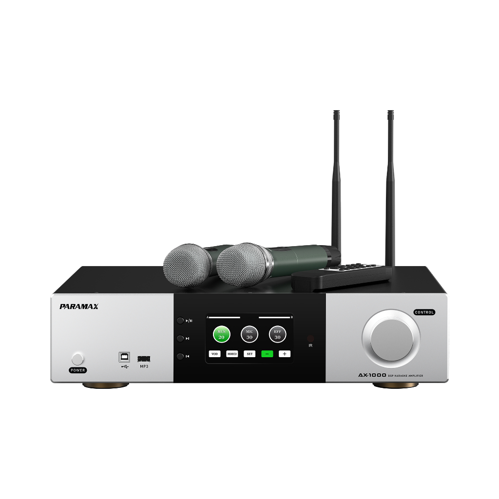 Amply Paramax AX-1000 1500W Amply Karaoke Kỹ Thuật Số Cao Cấp Cho Không Gian Hiện Đại