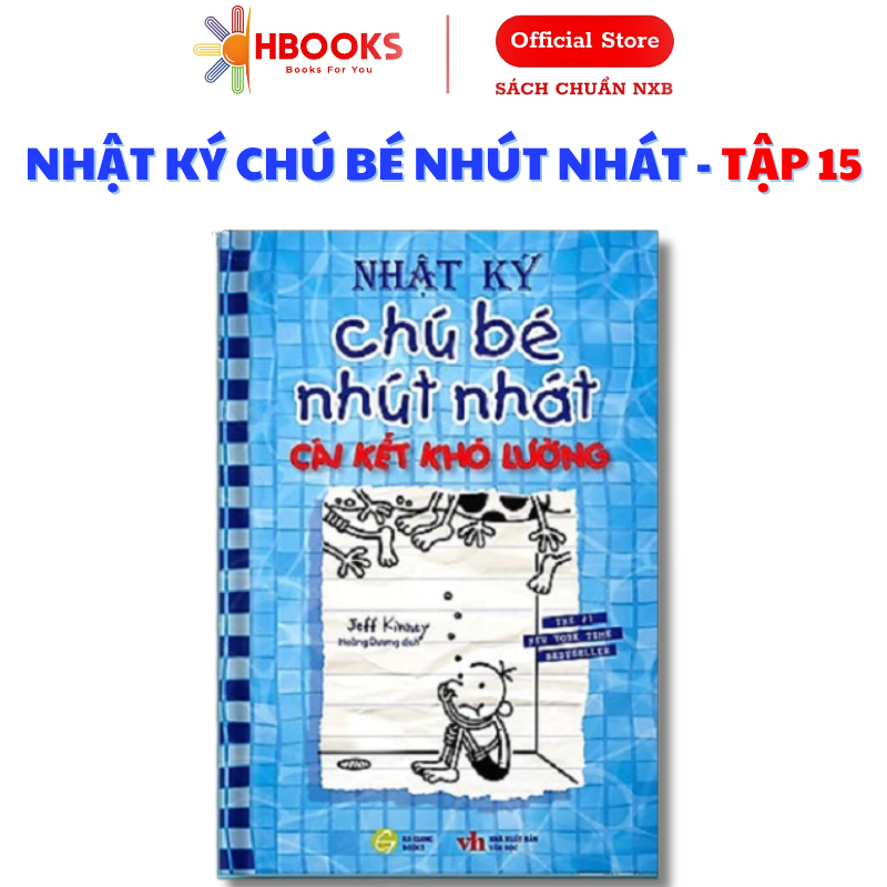 Sách Nhật Ký Chú Bé Nhút Nhát Tập 15 Phiên Bản Song Ngữ - Diary of A Wimpy Kid - HG books