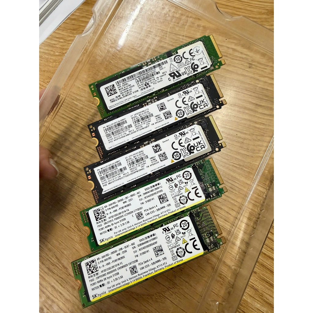 SSD NVME 512GB Tốc 7000MB/s Hynix & Samsung Gen 4.0 Sk100%