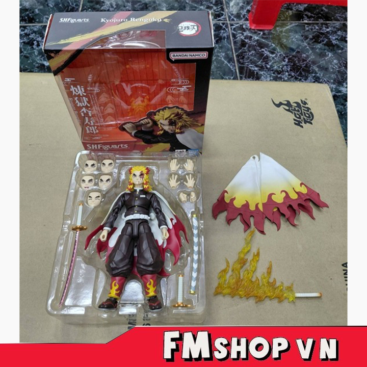 (Bonus Effect Và Áo Vải) Mô Hình Nhân Vật SHF Rengoku