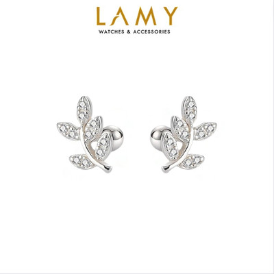 Khuyên tai bạc nữ LAMY Coniferous Earings 3164 - Khuyên tai bạc ta