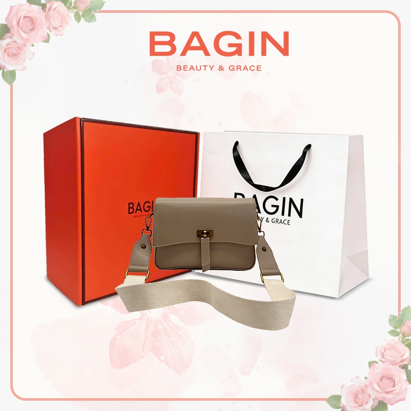 Bagin (NEW) Túi Đeo Vai Đơn Chất Lượng Cao Phù Hợp Cho Làm Việc, Đi Làm Và Đi Ngoài Tặng Quà