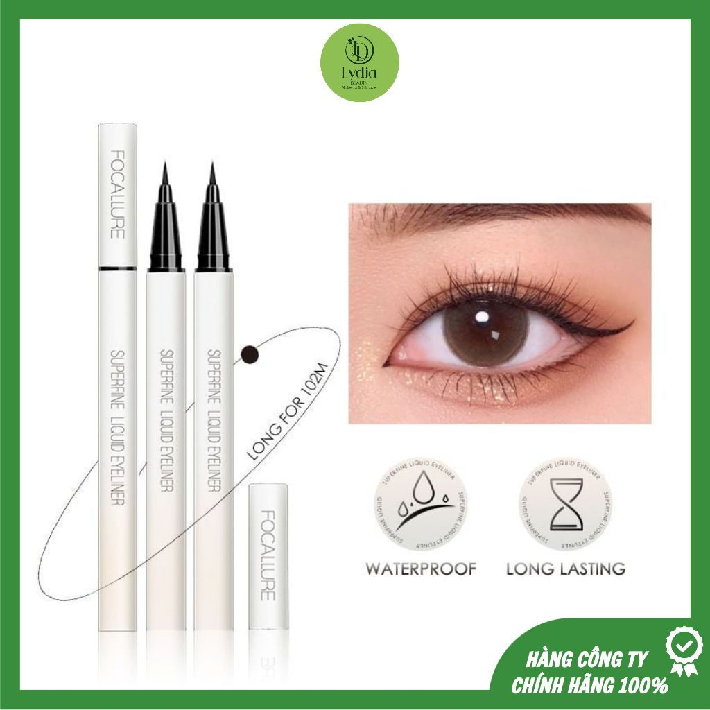 Bút Kẻ Mắt Nước Siêu Mảnh Focallure Superfine Liquid Eyeliner Dễ Kẻ Sắc Nét 0.5ml