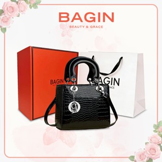 BAGIN Túi Quai Xách Nữ  Họa Tiết Da Cá Sấu Sang Trọng Túi Đi Tiệc Thanh Lịch Ngày lễ Tặng Quà