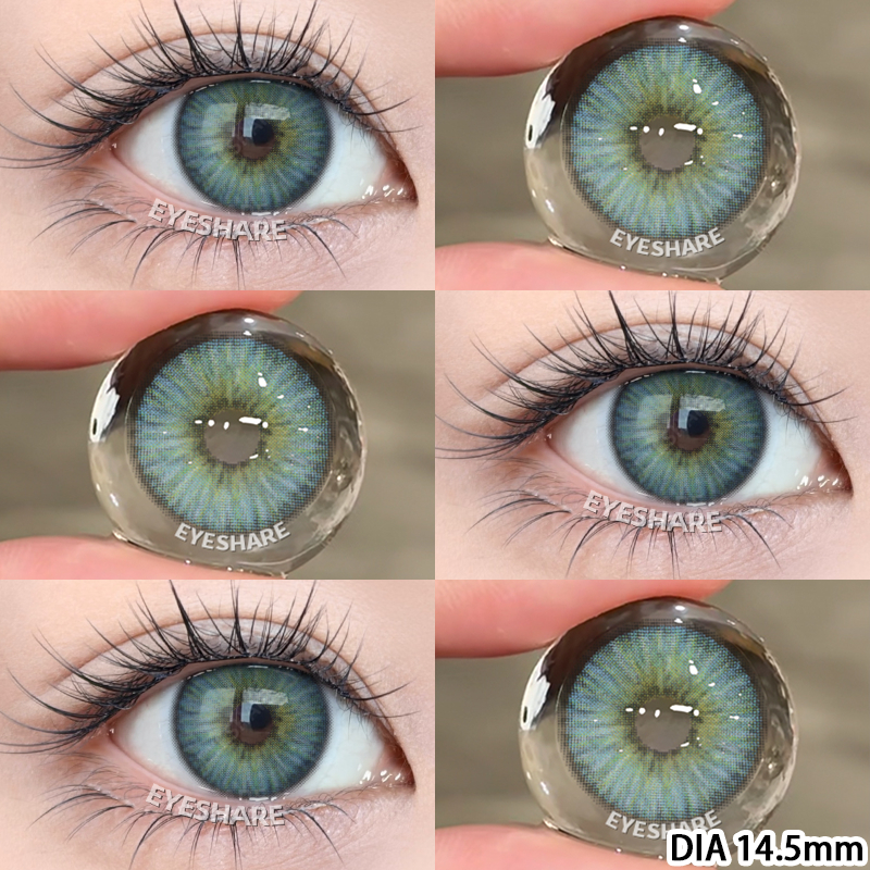 eyeshare 1 cặp kính áp tròng màu Estonia contact lens 14.5mm Đôi mắt to Vận chuyển nhanh