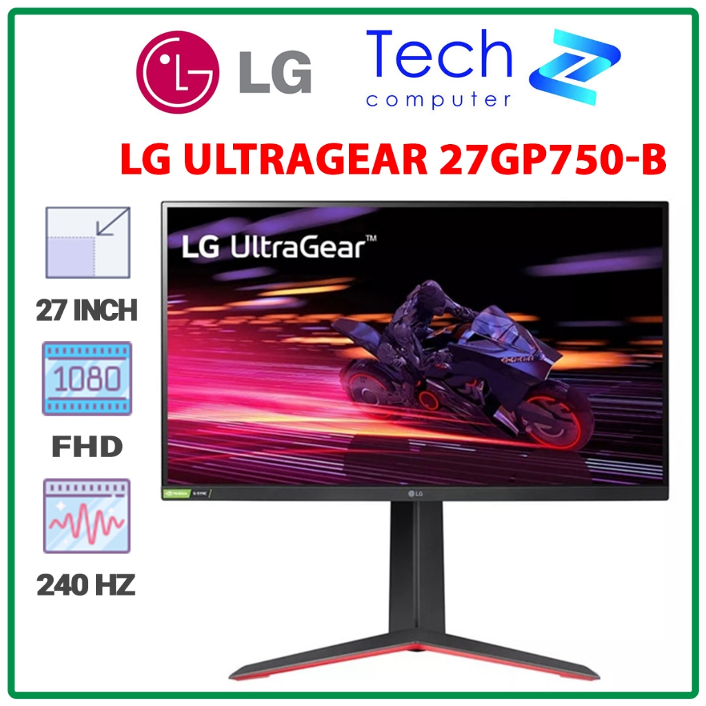 Màn Hình LG UltraGear 27GP750-B (27 inch/FHD/IPS/240Hz/1ms)
