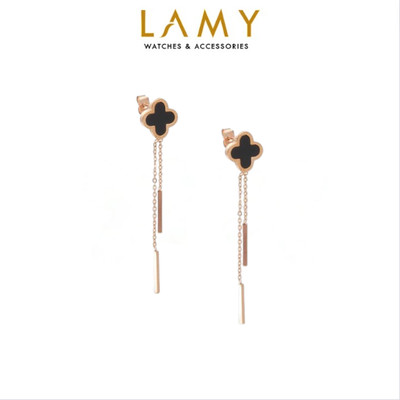 Khuyên tai nữ LAMY Clover Tassels Earrings 3013