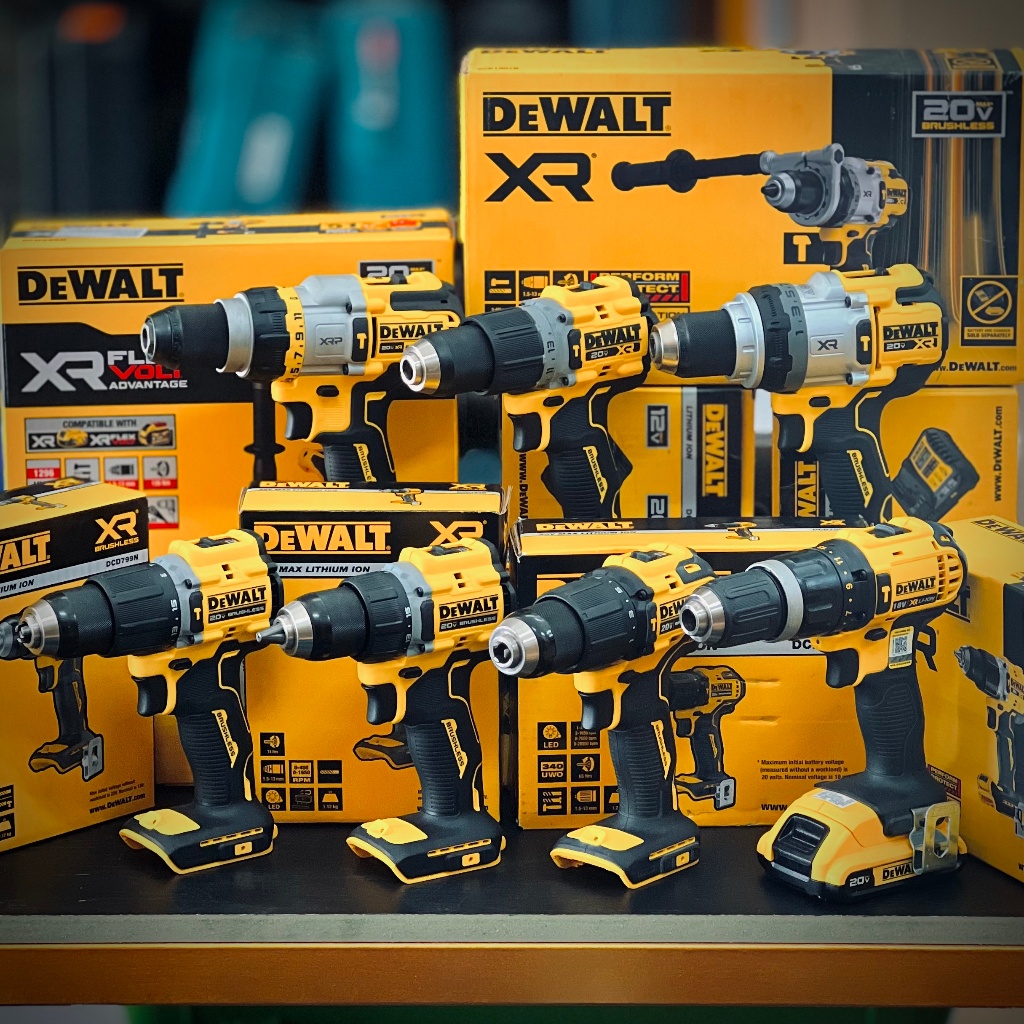 Dewalt Máy Khoan Dùng Pin 20V DCD806 DCD999 DCD1007 DCD709 DCD794 DCD799 bảo hành chính hãng