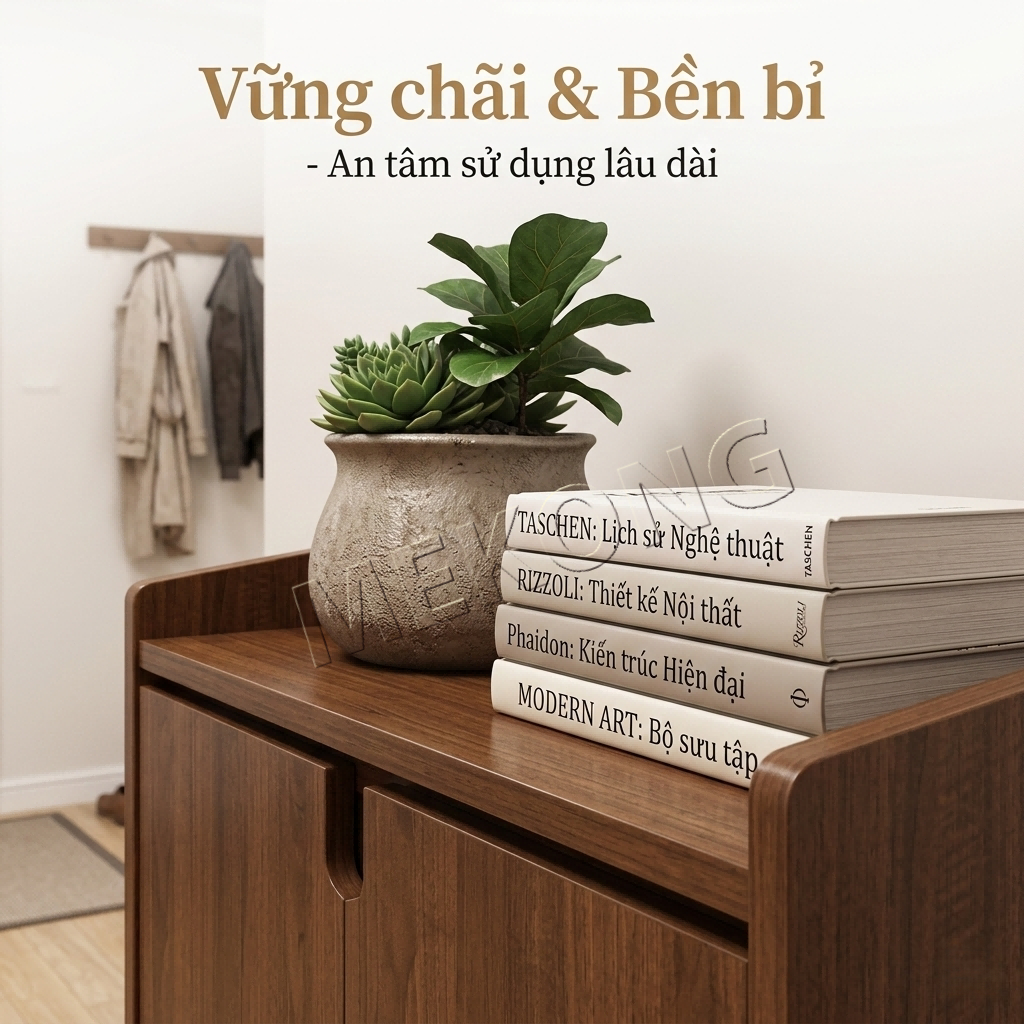 MK Tủ Đựng Giày Dép Gỗ MDF Chống Bụi, Kệ Để Giày Nhiều Ngăn Kín Cáo Tiện Ích | BigBuy360 - bigbuy360.vn