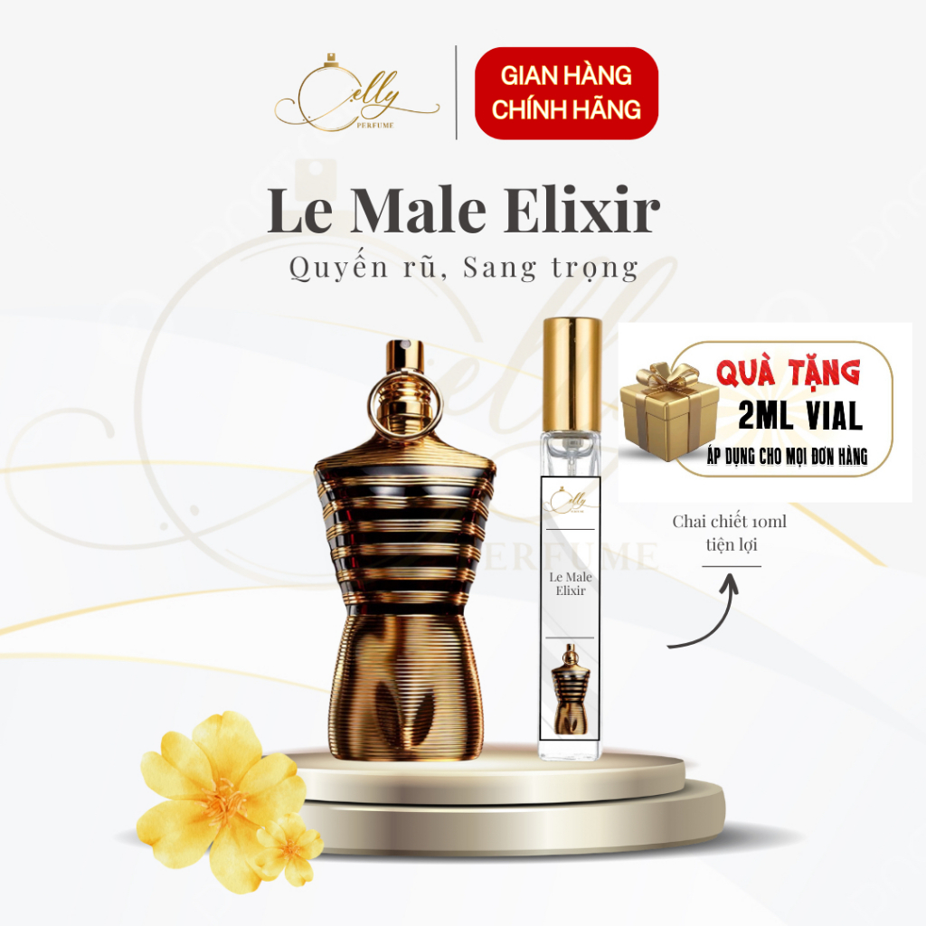 Nước hoa nam Jean Paul Le Male Elixir chính hãng  - Elly Perfume