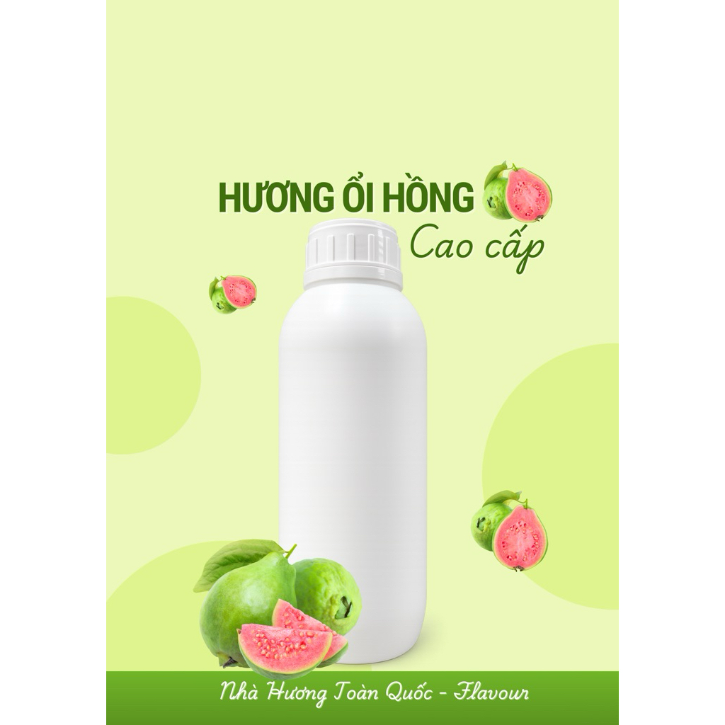 Hương ổi hồng cao cấp (1000ml)- Pink Guava Flavour dùng trong thực phẩm