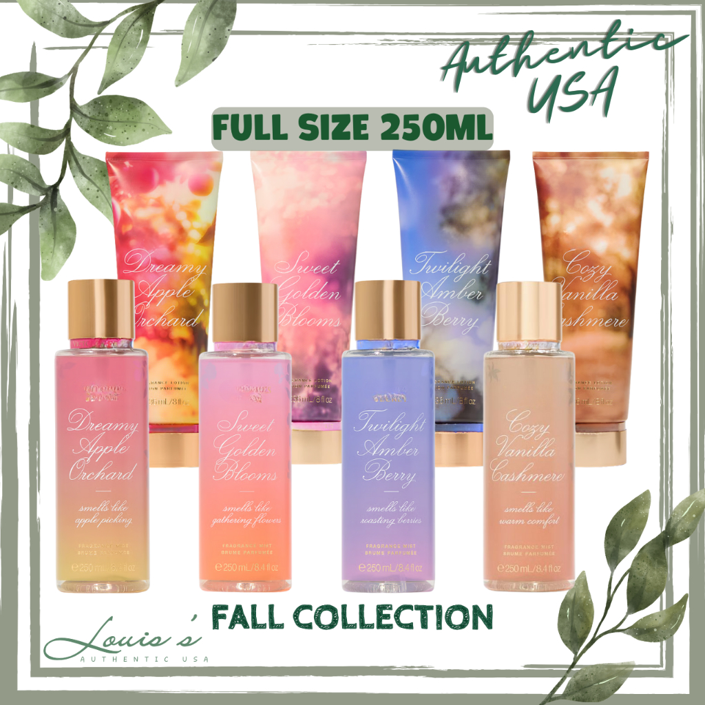 [ FULL ] Body mist COZY VANILLA CASHMERE DREAMY APPLE SWEET TWILIGHT AMBER Xịt thơm V.S