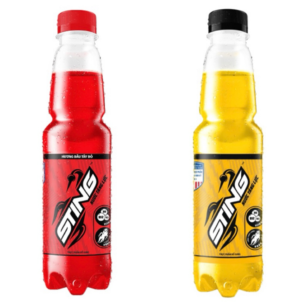 NƯỚC TĂNG LỰC STING ĐỎ/ STING VÀNG CHAI 330ML