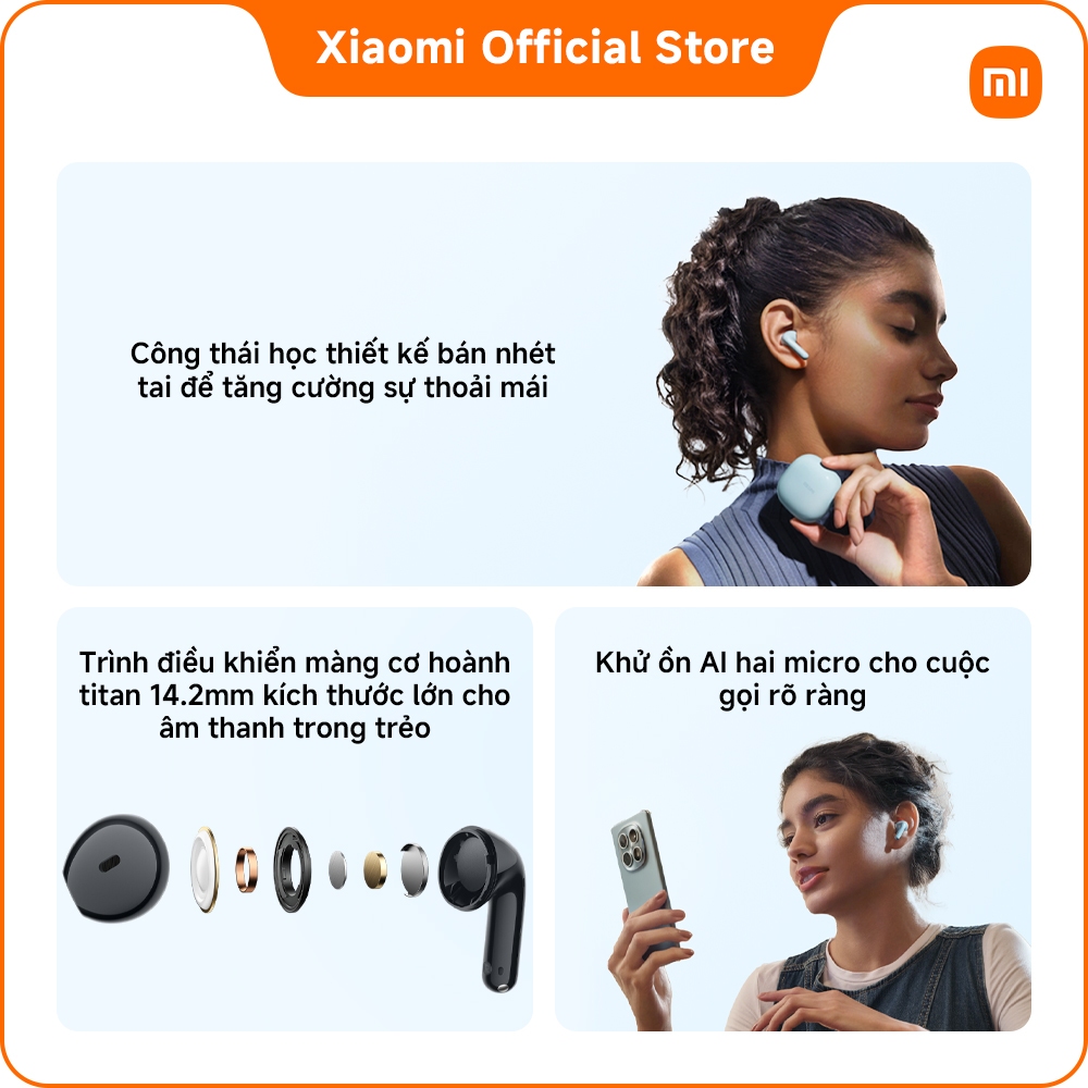 Tai nghe Bluetooth REDMI Buds 8 Active | BigBuy360 - bigbuy360.vn