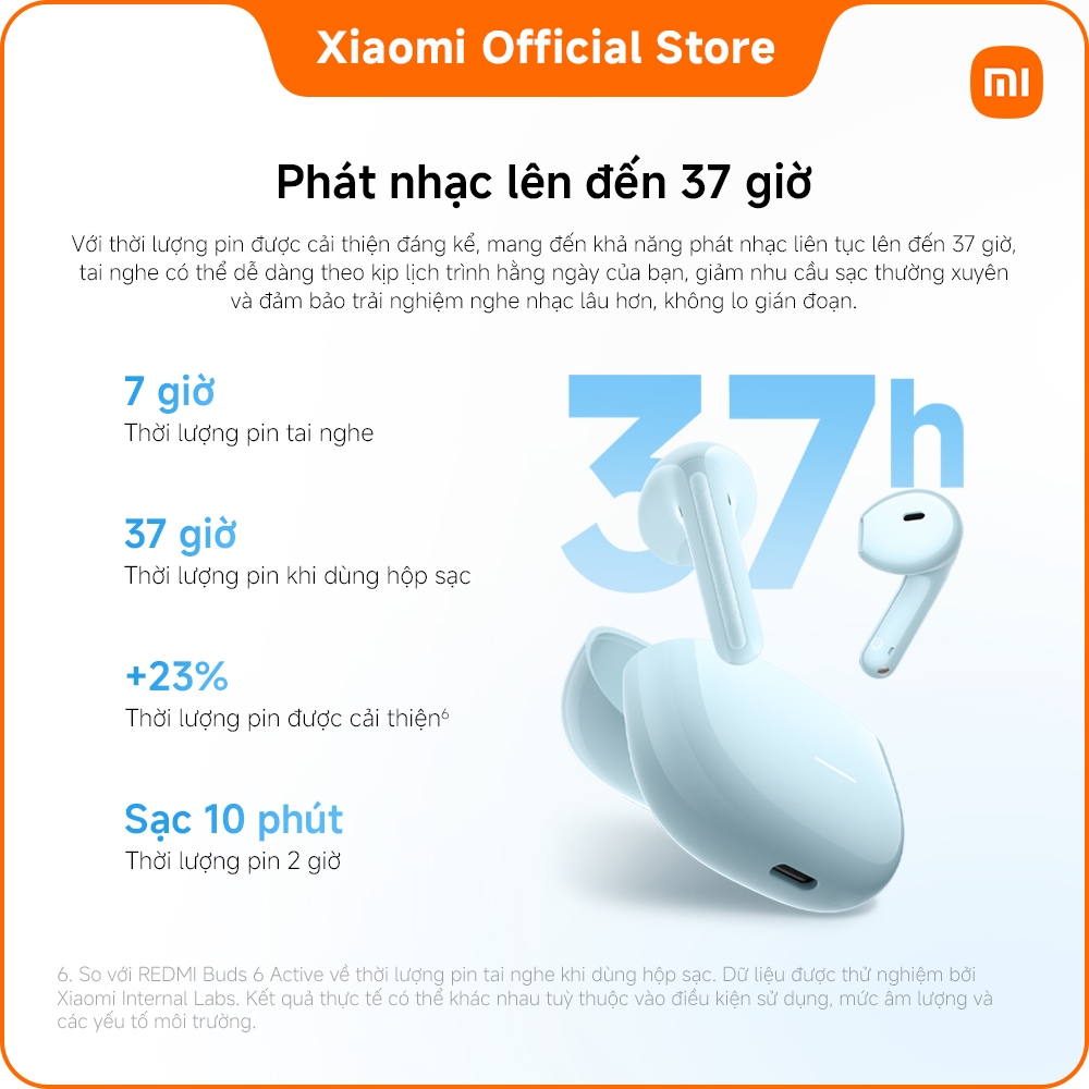 Tai nghe Bluetooth REDMI Buds 8 Active | BigBuy360 - bigbuy360.vn