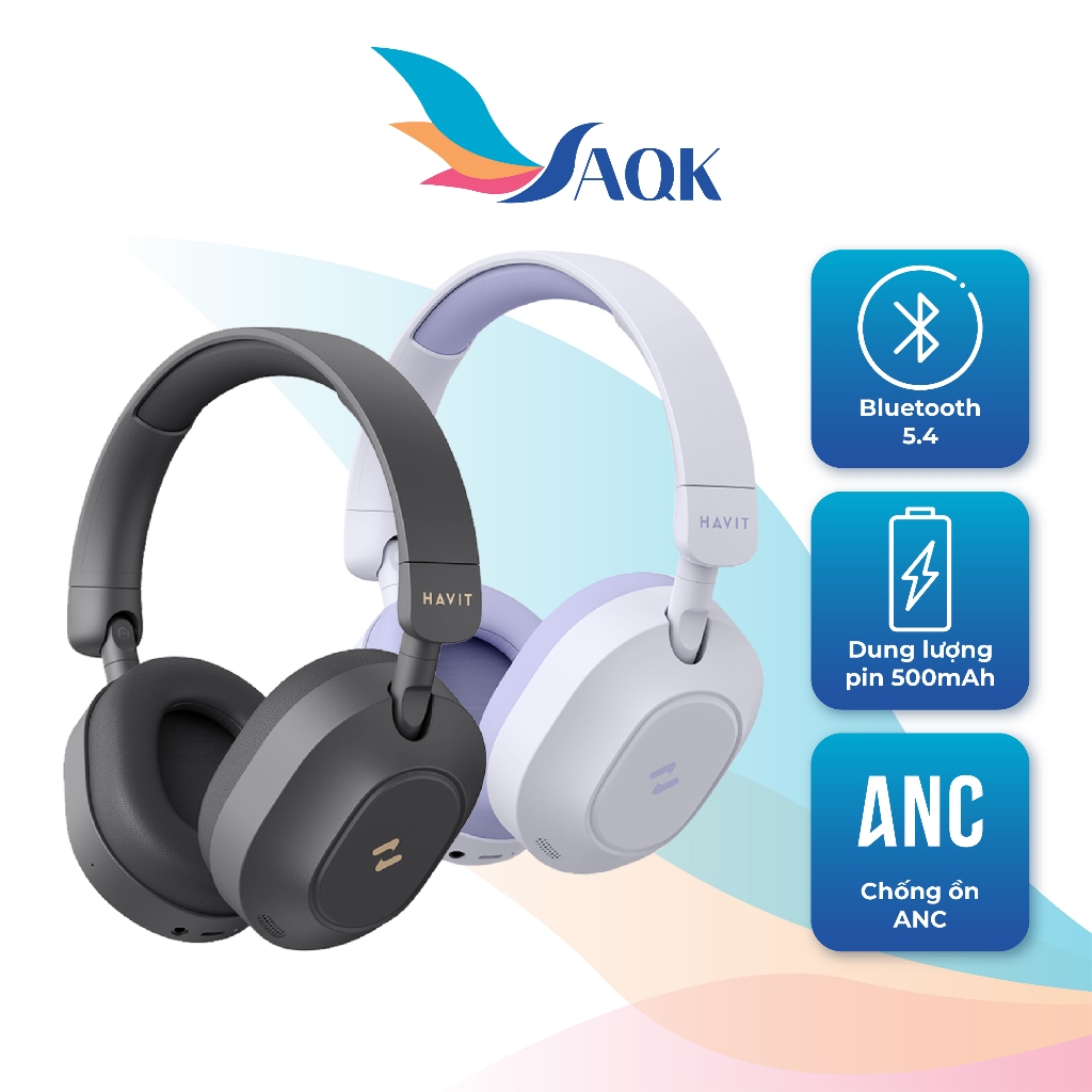 Tai nghe chụp tai Bluetooth Havit LIFE NC01H H668BT - Hàng chính hãng