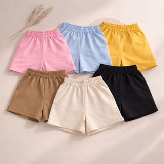 [ Mã QĐ01] Combo 3 Quần Đùi Đũi Mát Nhẹ Mùa Hè Cho Bé Trai Bé Gái Size 10 - 35KG