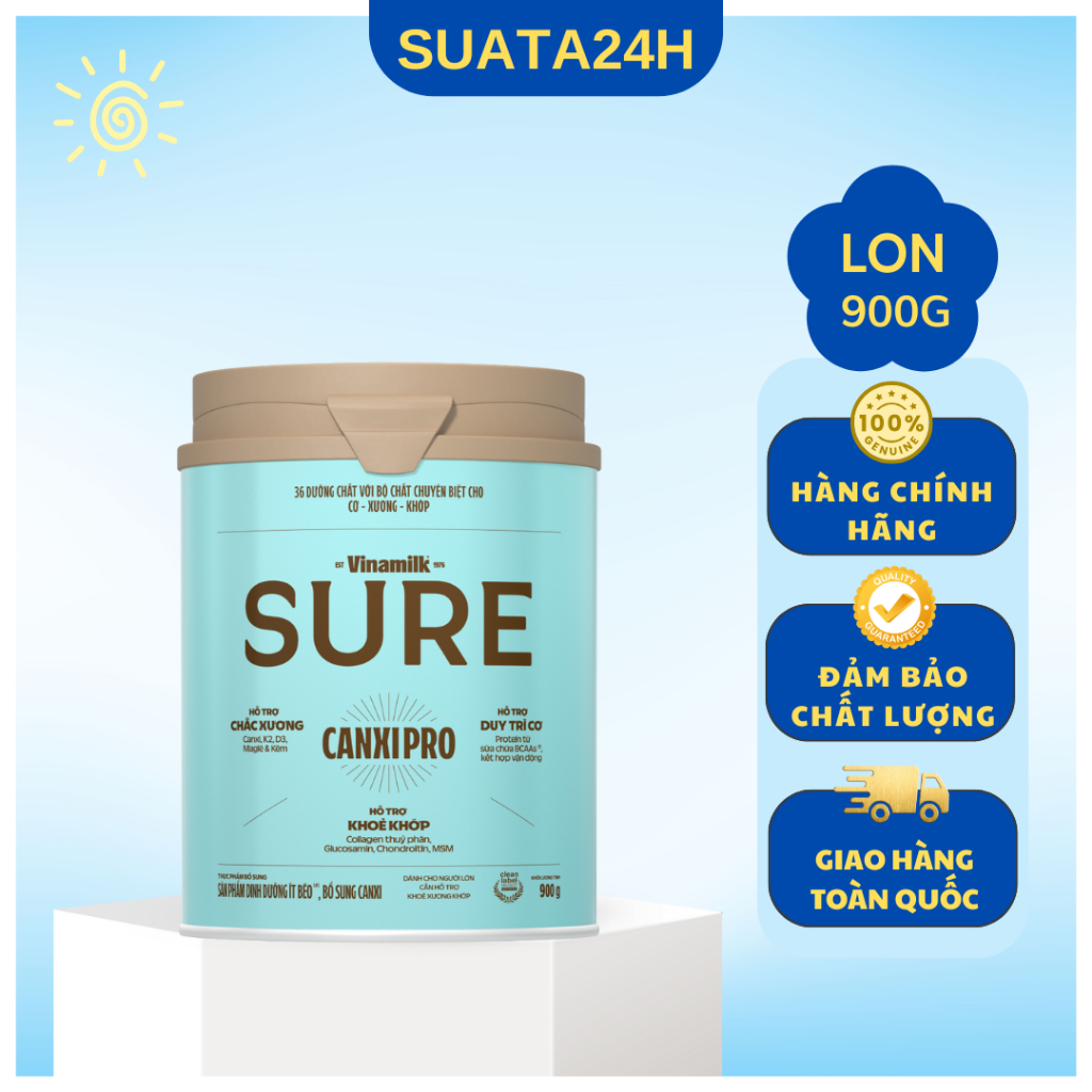 Sữa bột Vinamilk Canxi Pro 900g