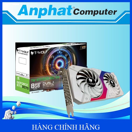VGA T-WOLF TW-RTX3070 8G D6 (RTX3070/8GB/GDDR6/256bit/HDMI-DP*3/2Fan/8pin*2