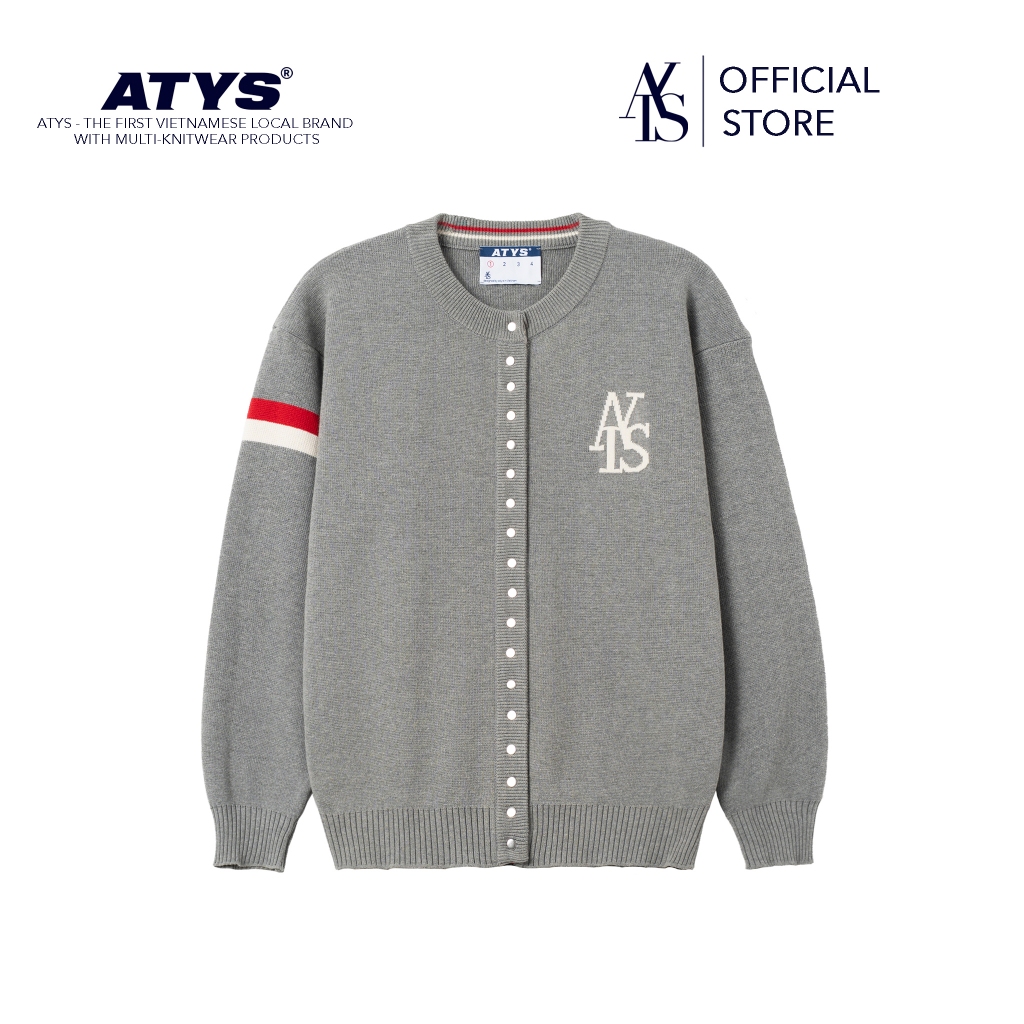 Áo ATYS® TRICOLOR SNAP BUTTON CARDIGAN