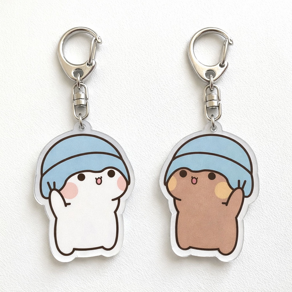 Móc khoá Cặp đôi Bubu Dudu Mầm Non