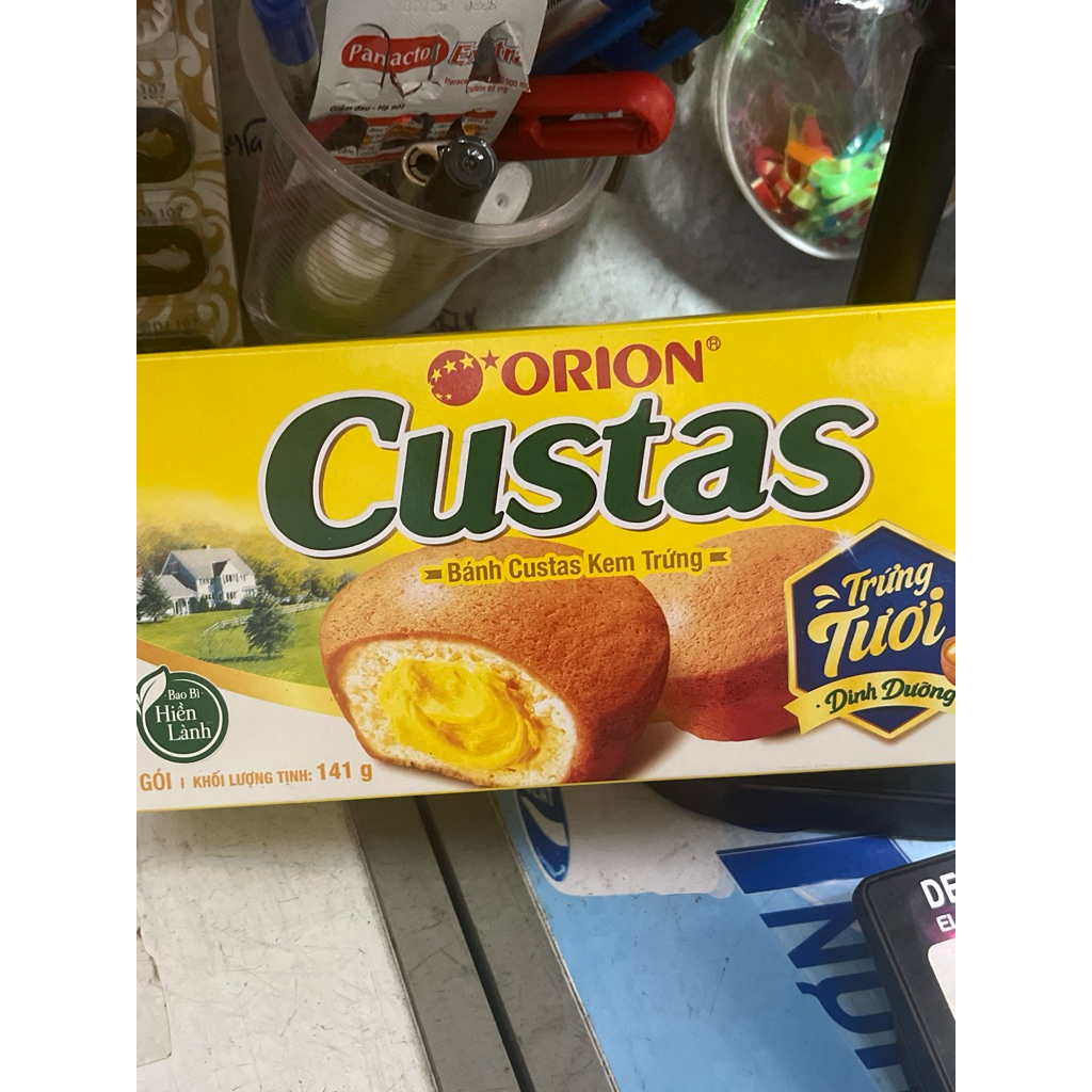 orion custas bánh kem trứng  141g