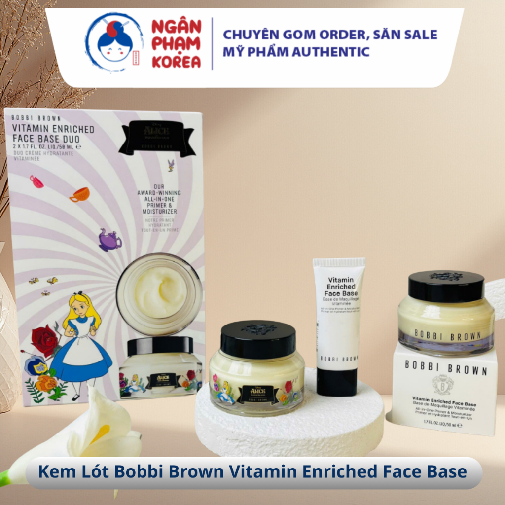 Kem Lót Dưỡng Ẩm Bobbi Brown Vitamin Enriched Face Basel l Ngân Phạm Korea