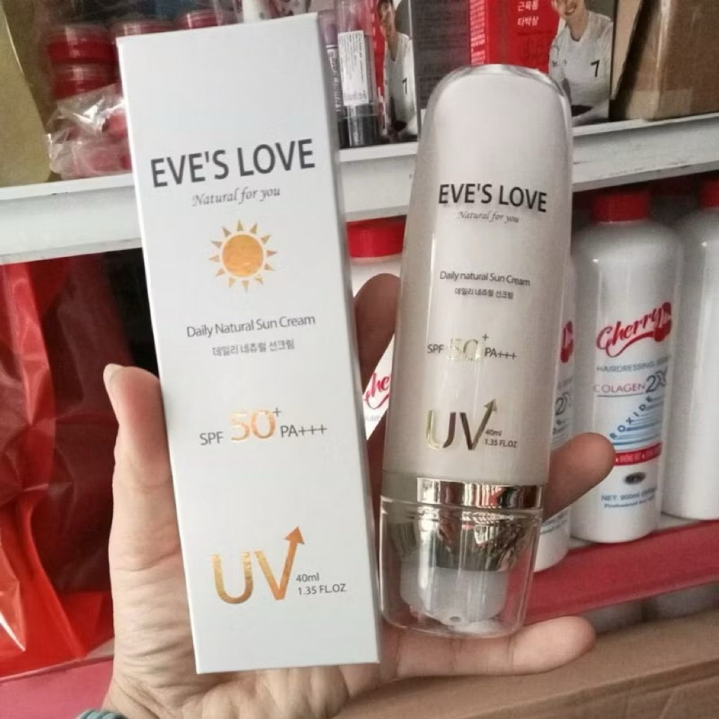 Kem Chống Nắng Vật Lý Eve’s Love SPF 50+ PA+++ Nâng Tone Kháng Nước Bảo Vệ Làn Da Hiệu Quả 40ml