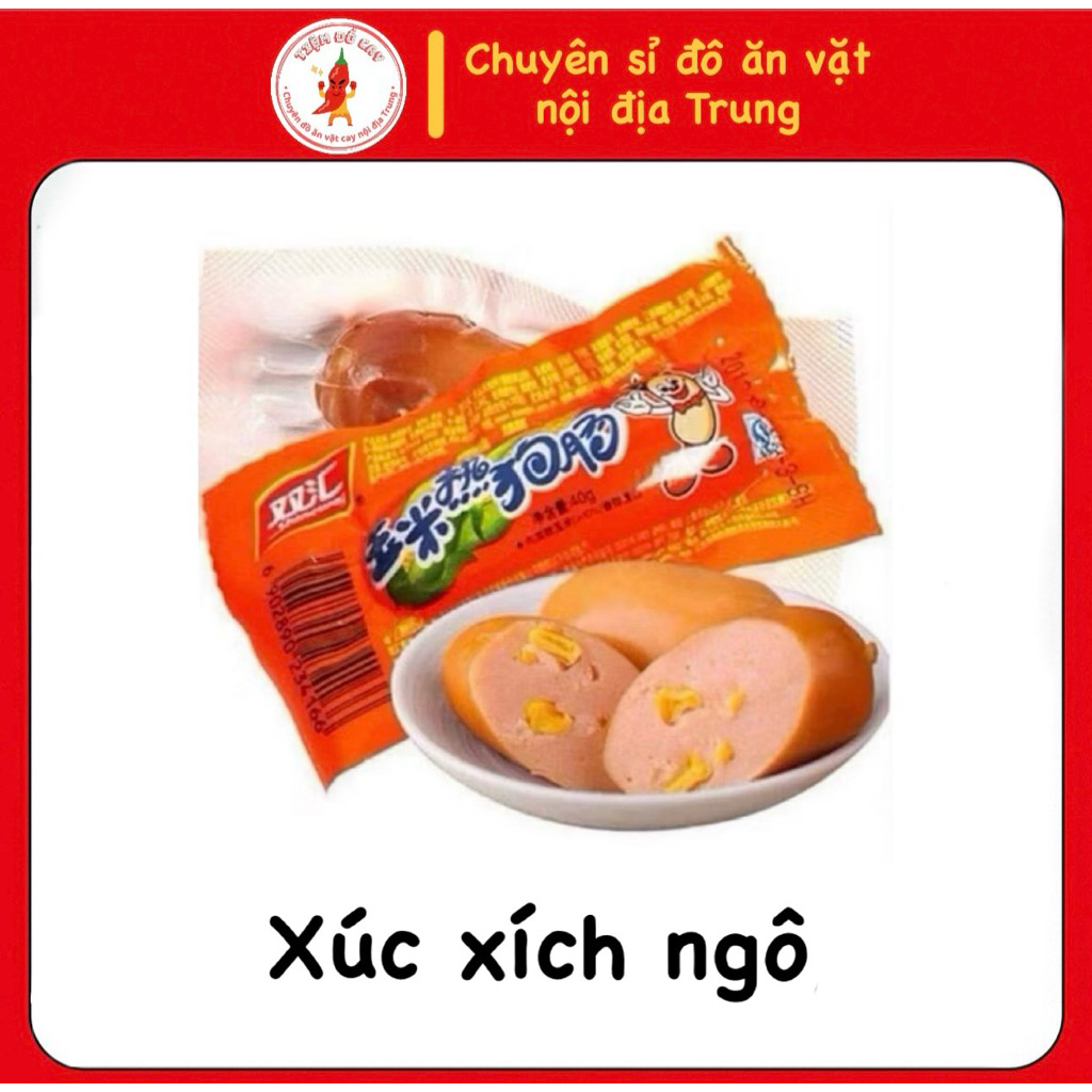 (Sẵn- sỉ) Mọi loại xúc xích Ngô, Cay, Gà, Bò, Ngô Xanh (TiệmĐồCay)