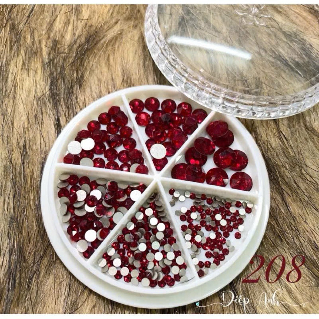 Đá swarovski Áo màu 208 le sz 5,7,9,12,16,20,30 ( hàng chuẩn )
