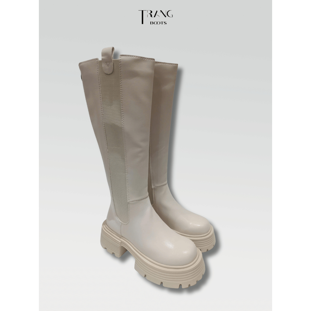 CHELSEA KNEE BOOTS BỆT DA MỜ CAO CẤP