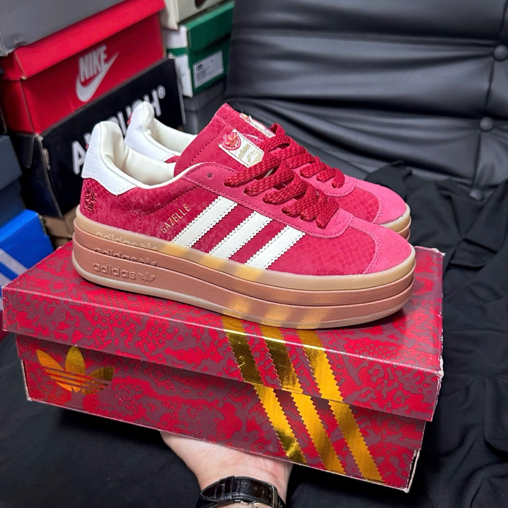[ Sốc sale 50% HÀng Chính Hãng] Giày ADD Gazelle Bold Year of the Snake hót trend 2016 Siêu Hack dán