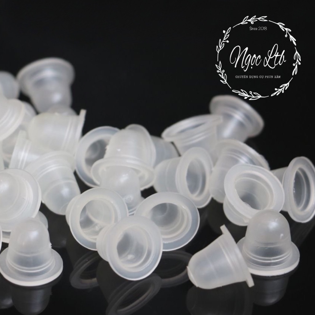 Chum Silicon đựng mực phun xăm (gói ~ 100c)