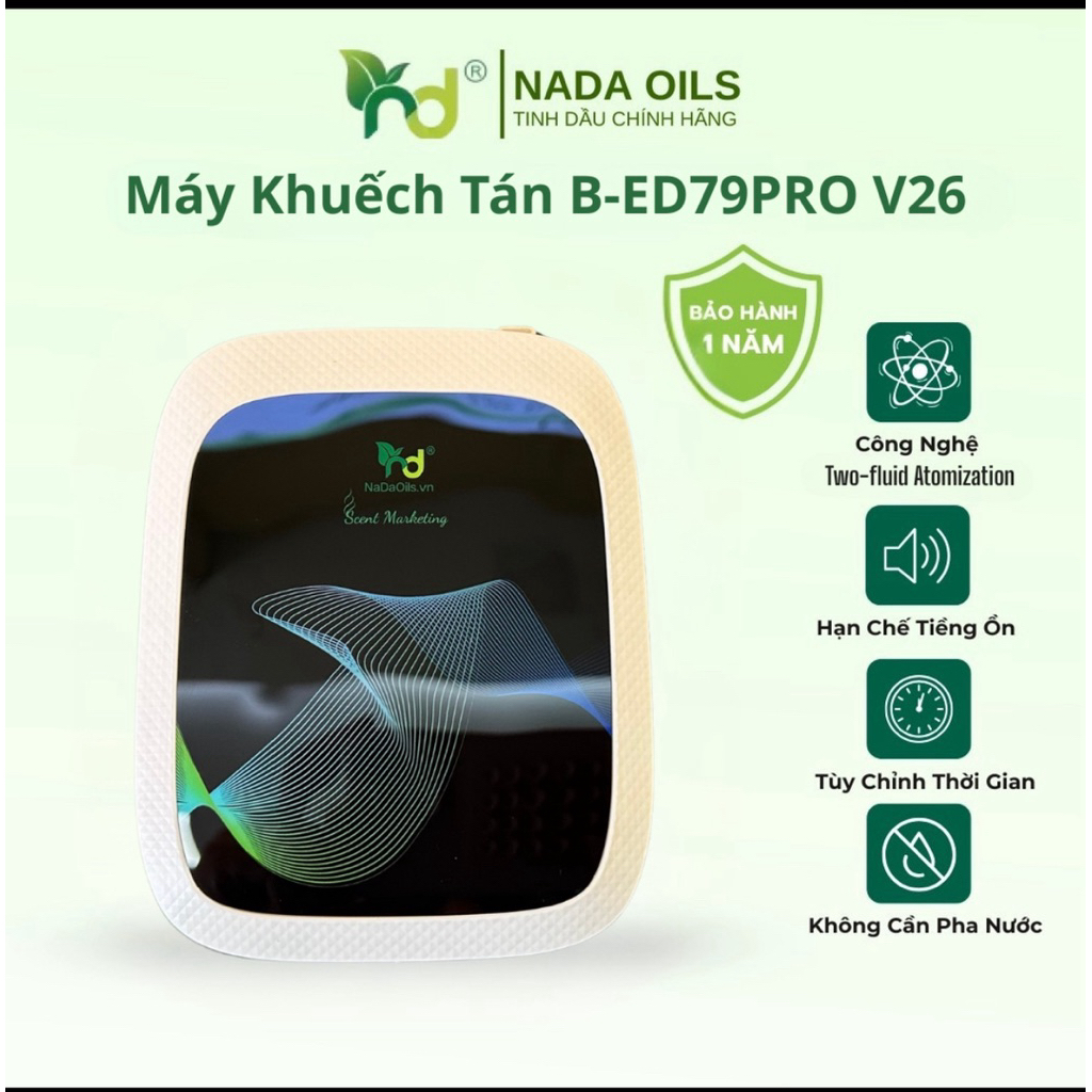 MÁY KHUẾCH TÁN TINH DẦU B-ED79PRO V2026 | NADA OILS