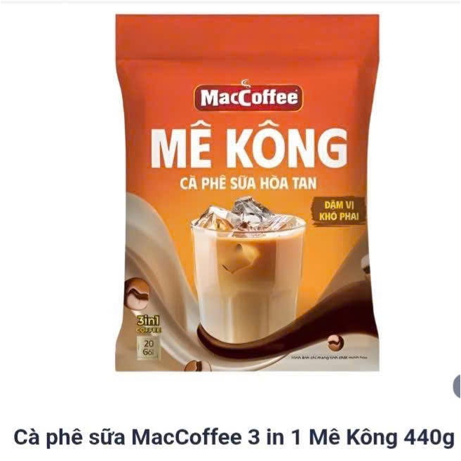 BỊCH CÀ PHÊ PHỐ SỮA MEKONG -MACCOFFEE CAFE PHỐ ( GÓI 22G)