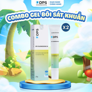 Combo 2 Gel Bôi Sát Khuẩn DPS Chlorhexidine DG 20g Giảm Viêm Nhiệt Miệng, Nướu Chuẩn Nha Khoa