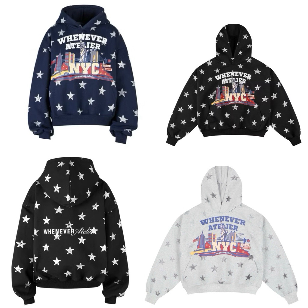 Áo khoát HOODIE “WHENEVER” STAR BOY HOODIE / PREMIUM