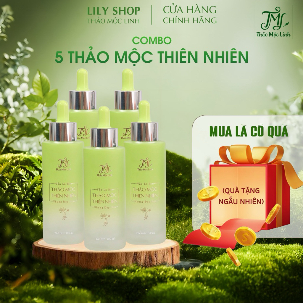 COMBO 5 Sản Phẩm Thảo Mộc Thiên Nhiên Tính giá sỉ