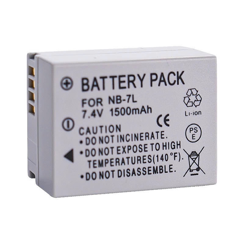 Pin Sạc Canon NB-7L 1500mAh Cho Máy Ảnh Canon PowerShot G10 G11 G12 SX30 IS