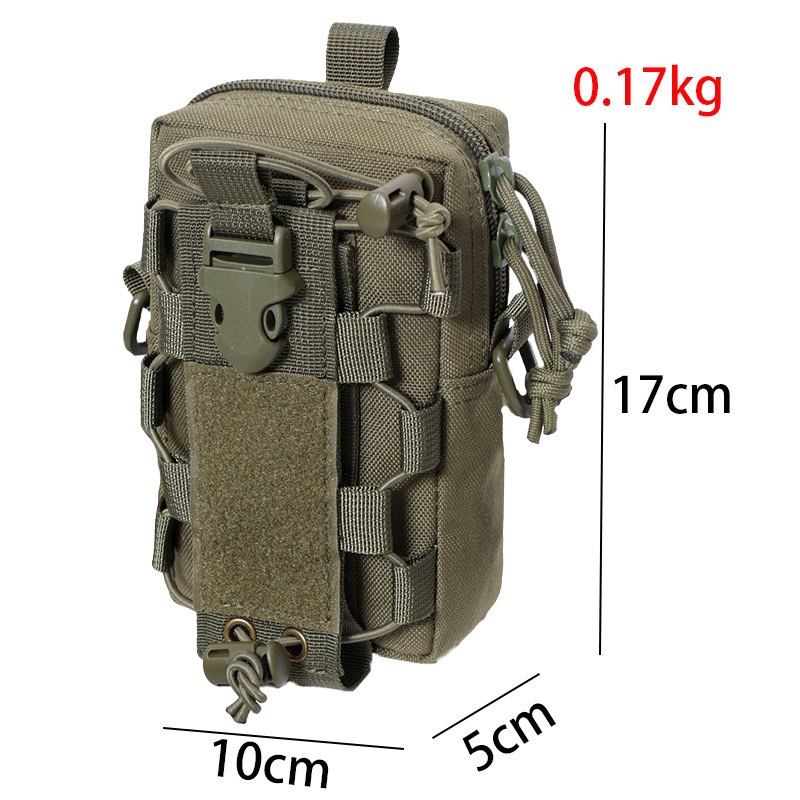 🎒 Túi đeo chéo chiến thuật mini – Túi EDC đa năng màu Tan / Coyote