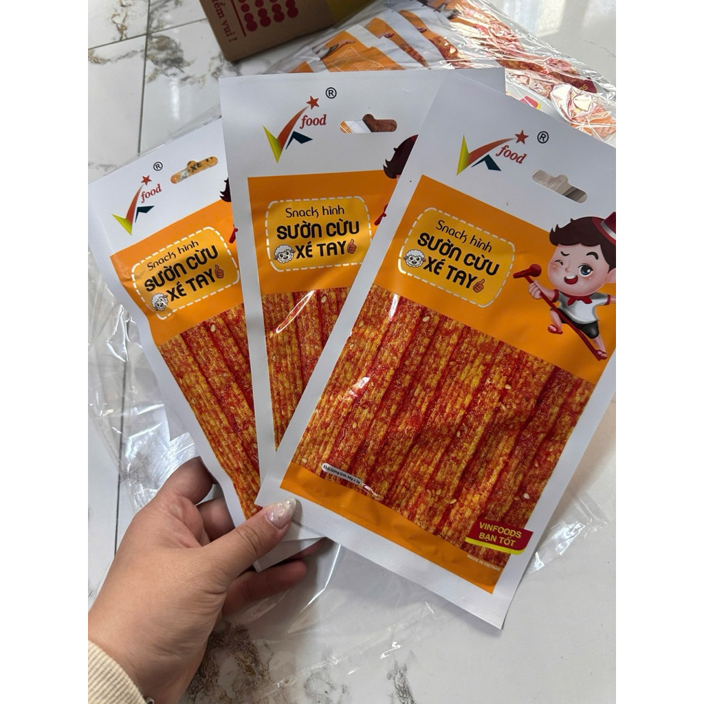 Sỉ 20 gói Snack Sườn Bò Nướng VFood