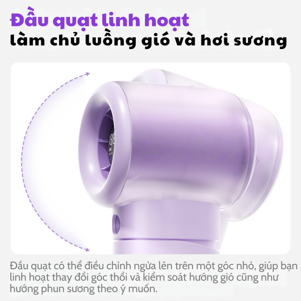 Tiankeplus Quạt Cầm Tay Làm Mát Nước Điều Hòa Mini Di Động Hạ Nhiệt Nhanh, Sạc Lại, Êm Ái, Pin Lâu, Quạt Cầm Tay Cao Cấp | BigBuy360 - bigbuy360.vn