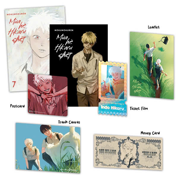[Phụ Kiện Postcard + Bìa Đặc Biệt + Leaflet + Tranh + Ticket] Bản Sưu Tầm - Mùa Hè Hikaru Chết - Tập