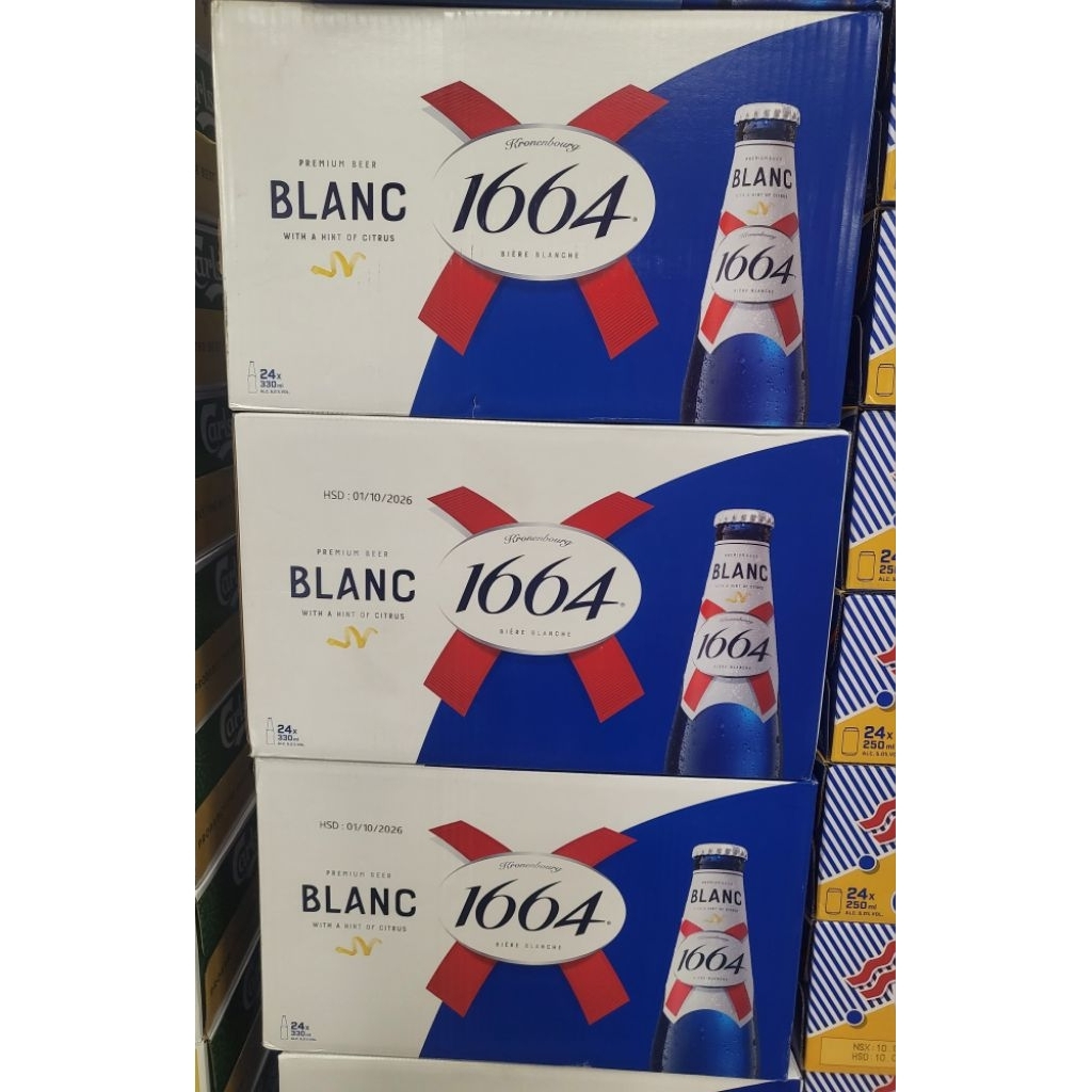 Thùng 24 chai bia Blanc 330ml