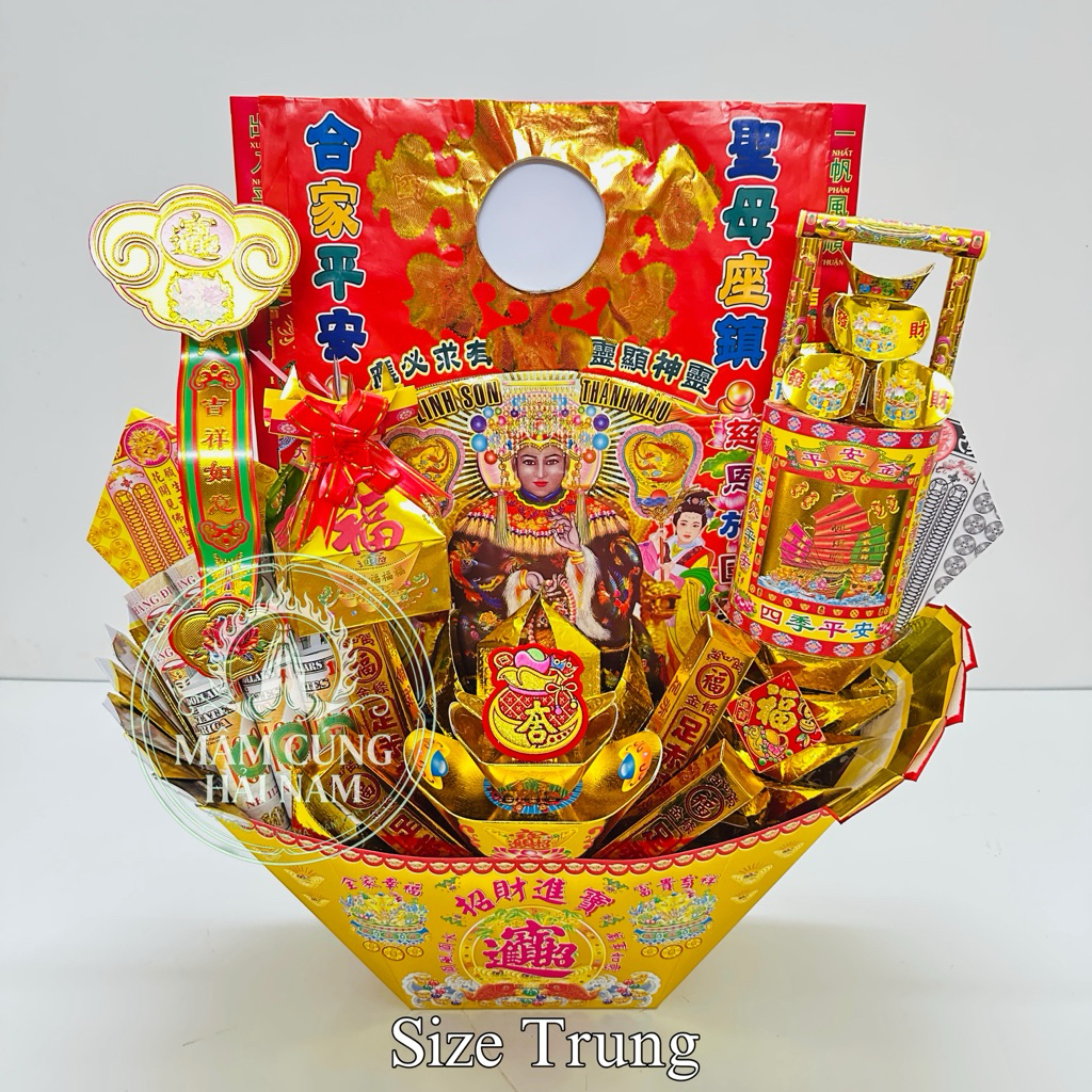 Mâm Cúng Linh Sơn Thánh Mẫu ( Núi Bà Đen ) Size Trung