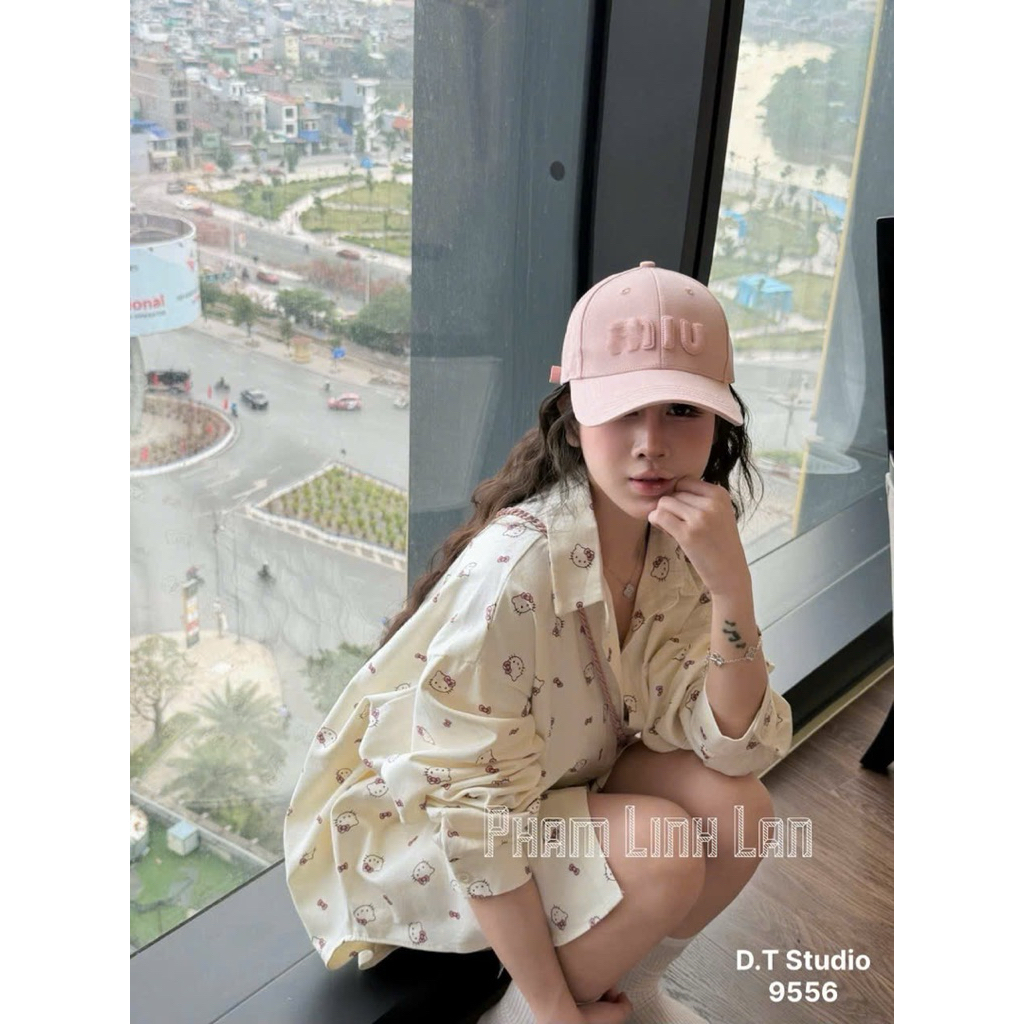 Sơ mi kitty Form Rộng l1[ Sẵn]