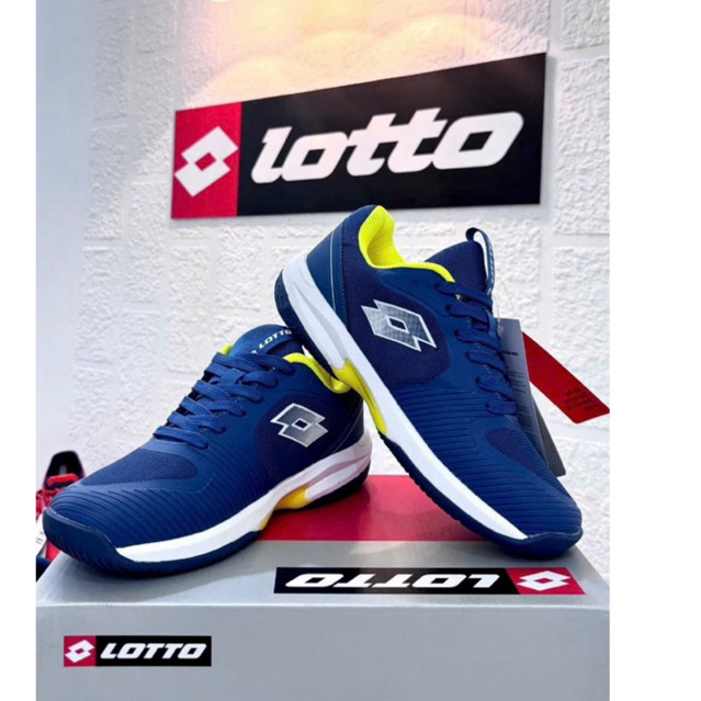 LOTTO Giày Pickcleball Faye Trắng Xanh Nam