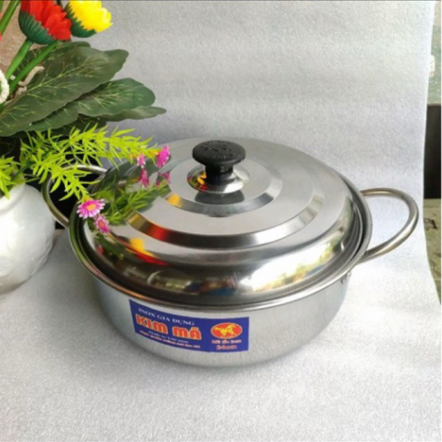Nồi Lẩu Kim Mã Sâu Lòng Inox 304 Dày Nấu Bếp ga Từ Tiện Lợi