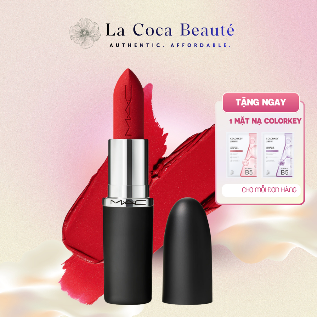 Son Lì Mac Cosmetics Macximal Silky Matte Lipstick Màu | Mịn Như Nhung, Bền Màu 12h, Chuẩn Màu