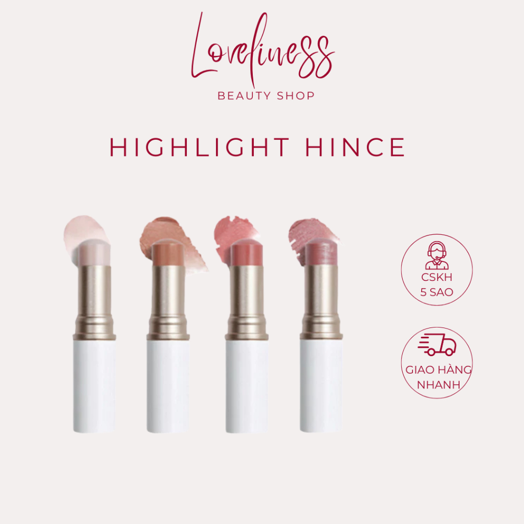 Nhũ Bắt Sáng Dạng Thỏi Hince True Dimension Radiance Balm Highlight Hince 5g - LOVELINESS.BEAUTY